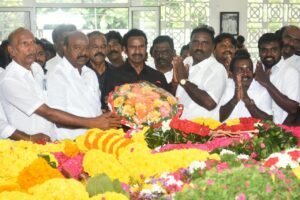 பெருந்தலைவர் காமராஜரின் 52-வது நினைவு நாள்